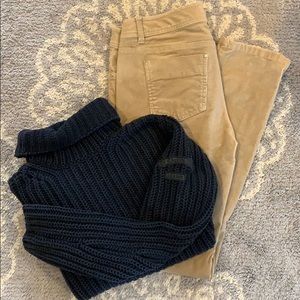 White House Black Market Tan Cords